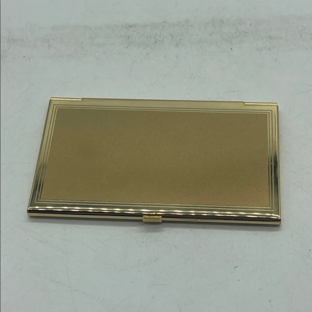 Gold Card Business Holder with Engraved Design